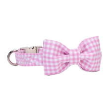 Soft Buckle Cat Dog Collar with Bowtie